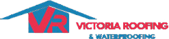 A picture of the logo for victor 's roofing and waterproofing.